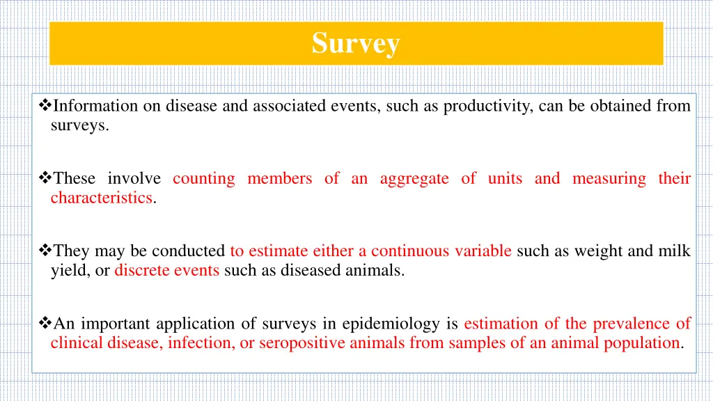 survey