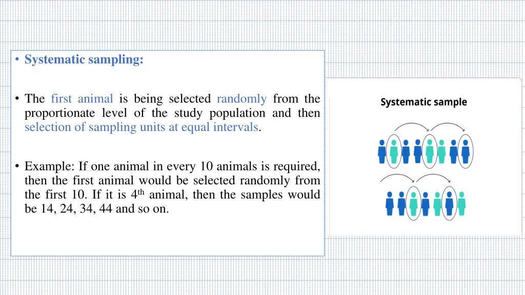 systematic sampling