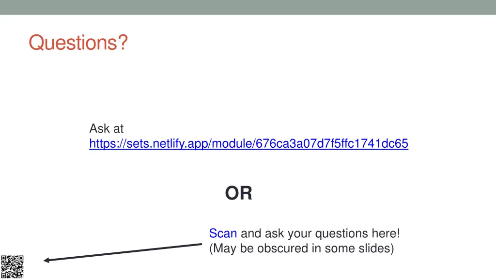 questions