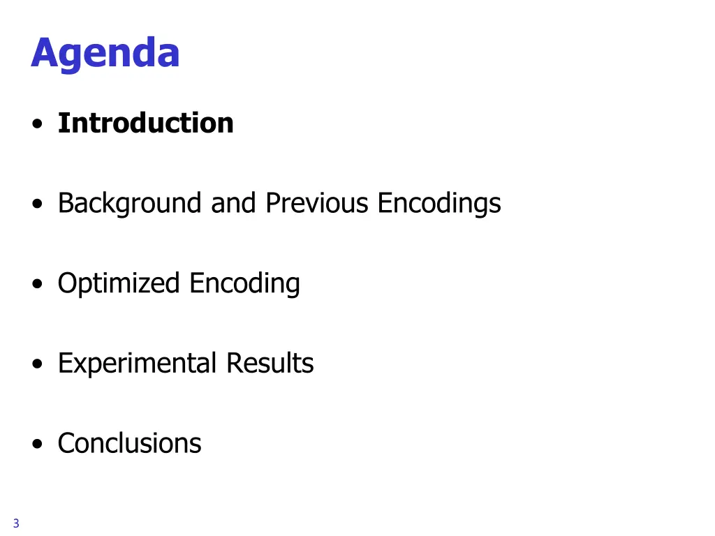 agenda
