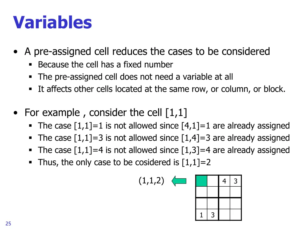variables 1