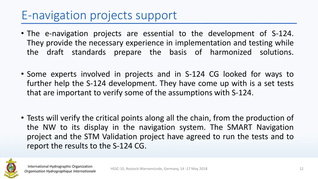 e navigation projects support
