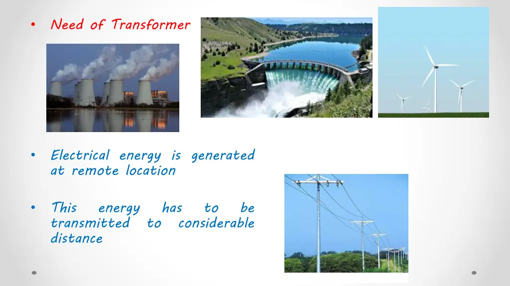 need of transformer