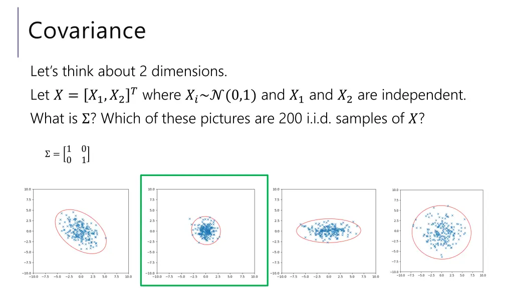 covariance 1