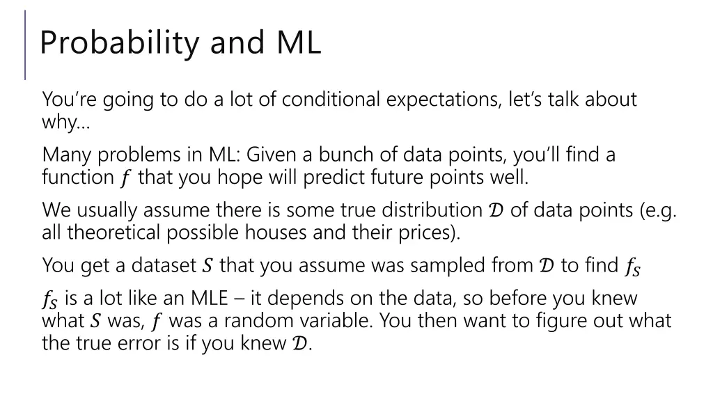 probability and ml