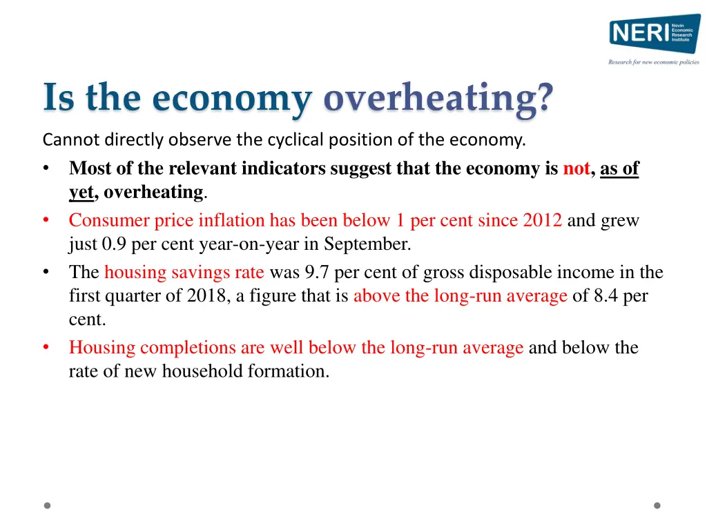 is the economy overheating