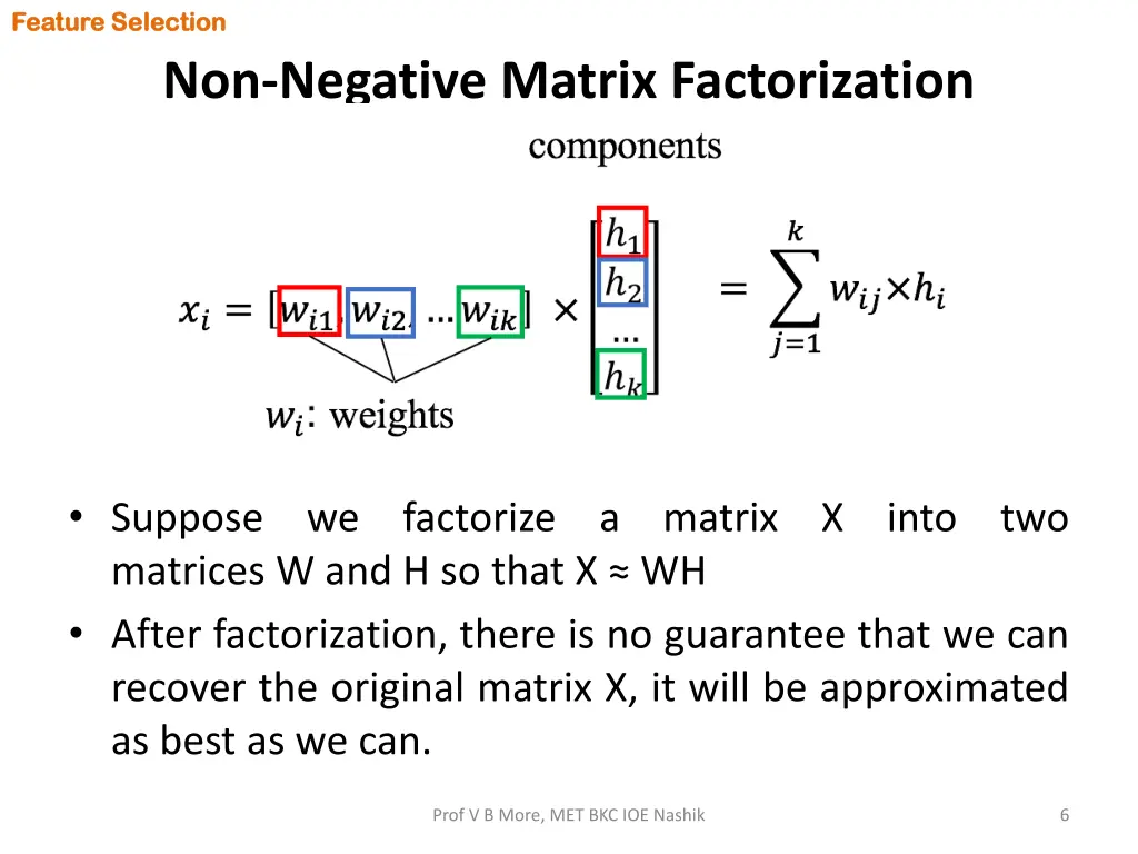 feature selection feature selection 4