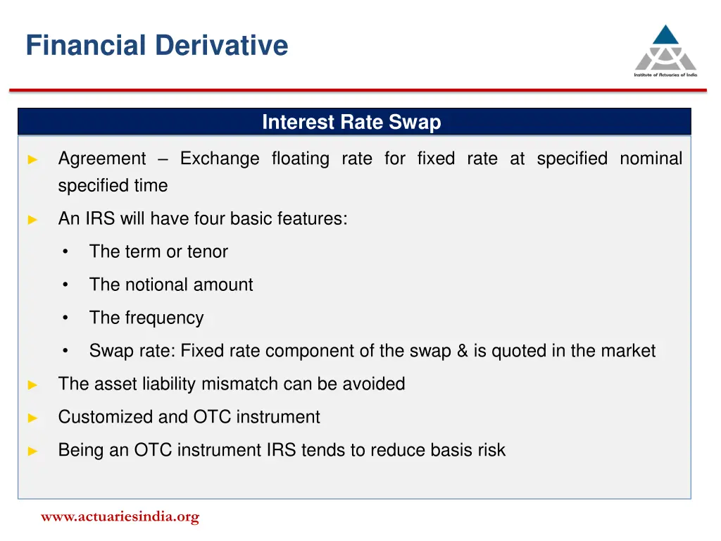 financial derivative