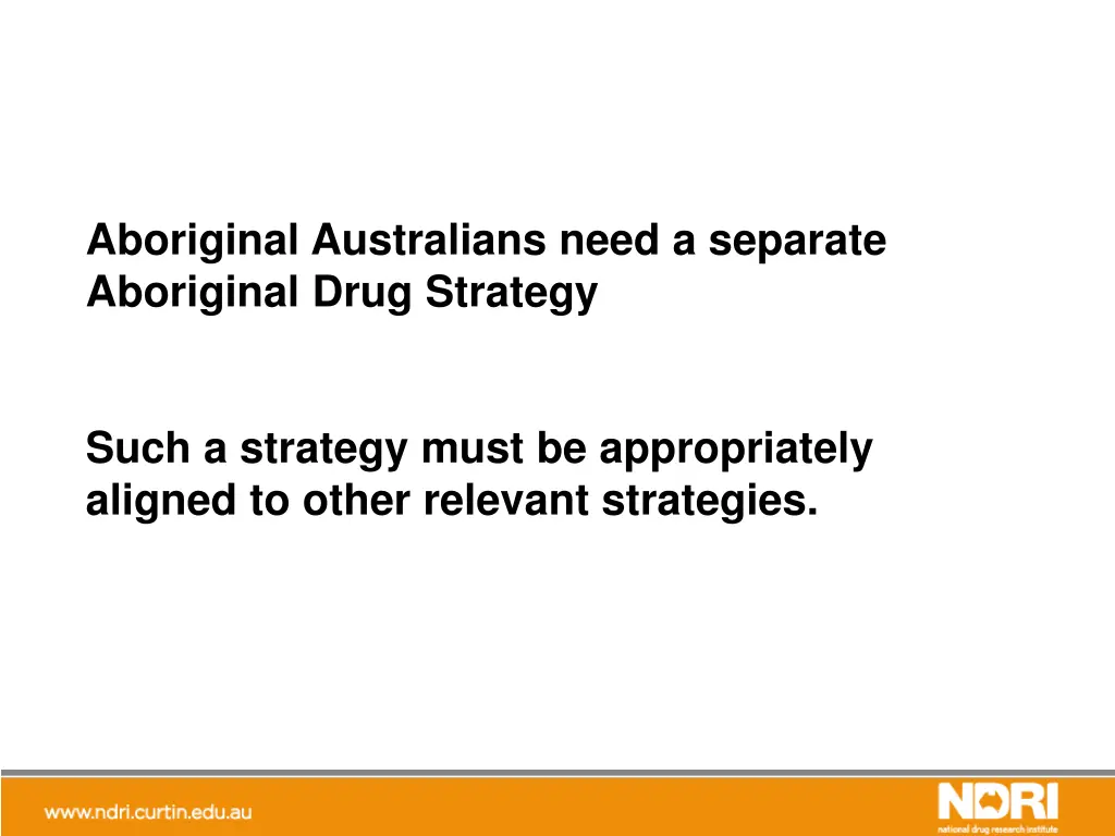 aboriginal australians need a separate aboriginal