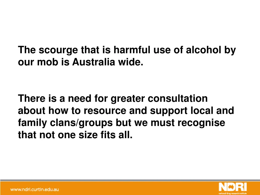 the scourge that is harmful use of alcohol
