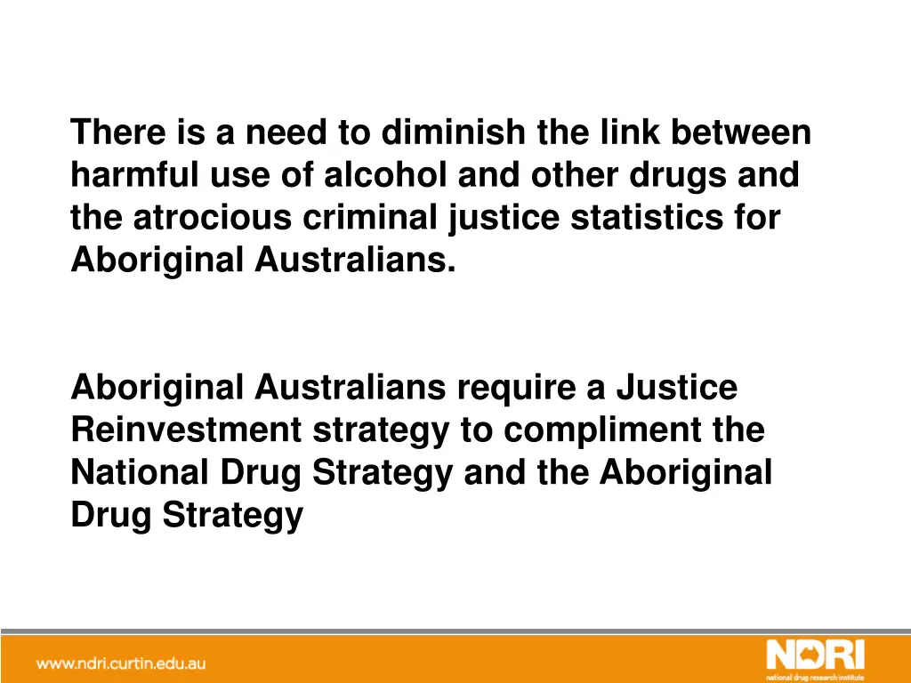 there is a need to diminish the link between