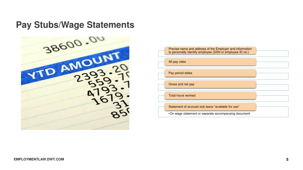 pay stubs wage statements