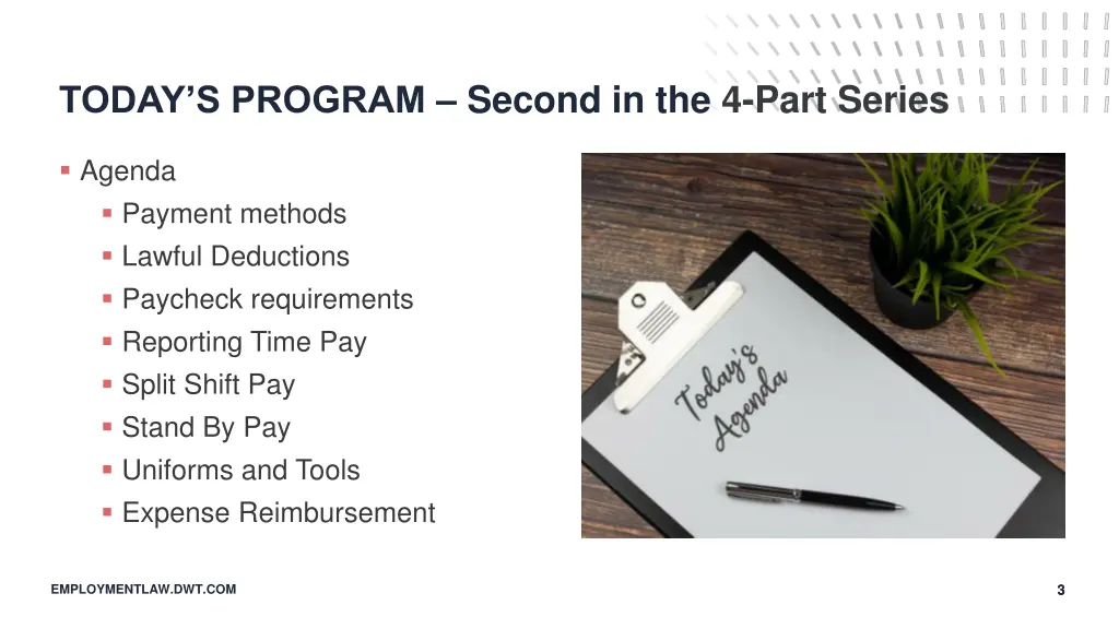 today s program second in the 4 part series