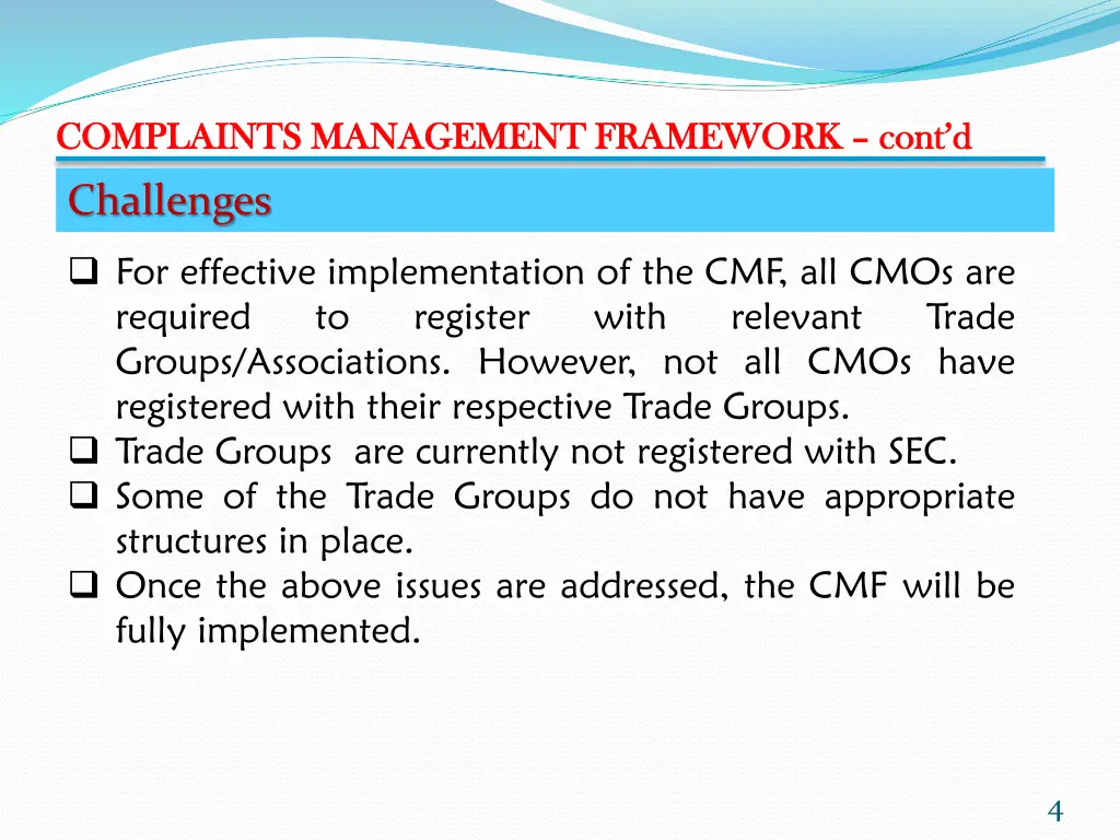complaints management framework complaints 1