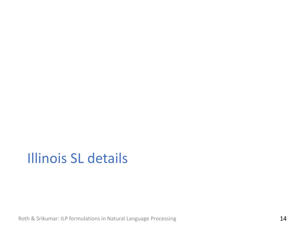 illinois sl details