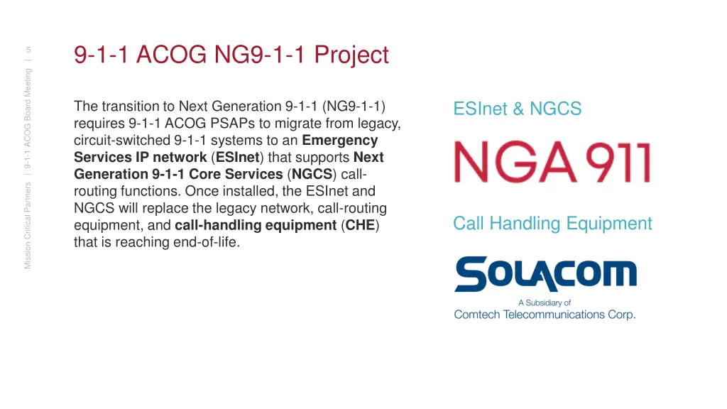 9 1 1 acog ng9 1 1 project