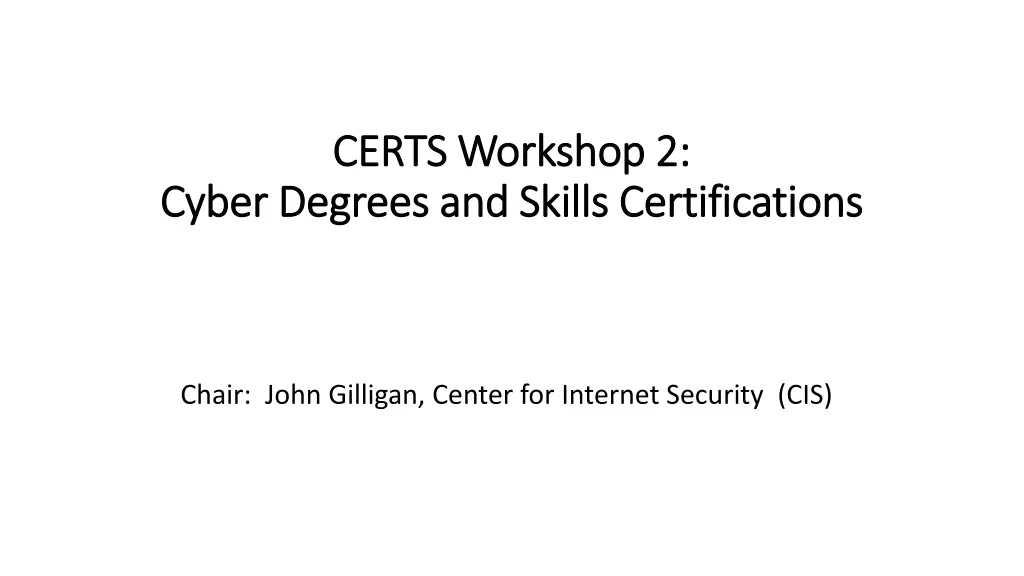 certs workshop 2 certs workshop 2 cyber degrees