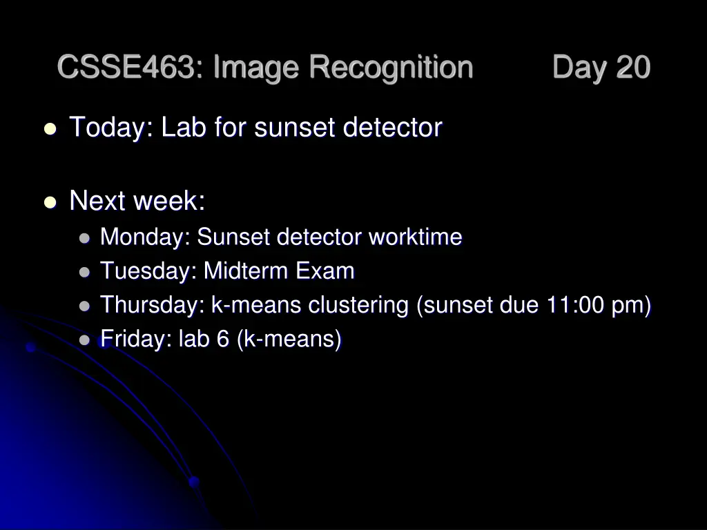 csse463 image recognition 1