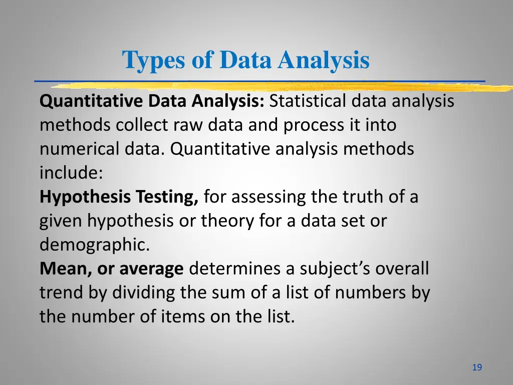 types of data analysis 5