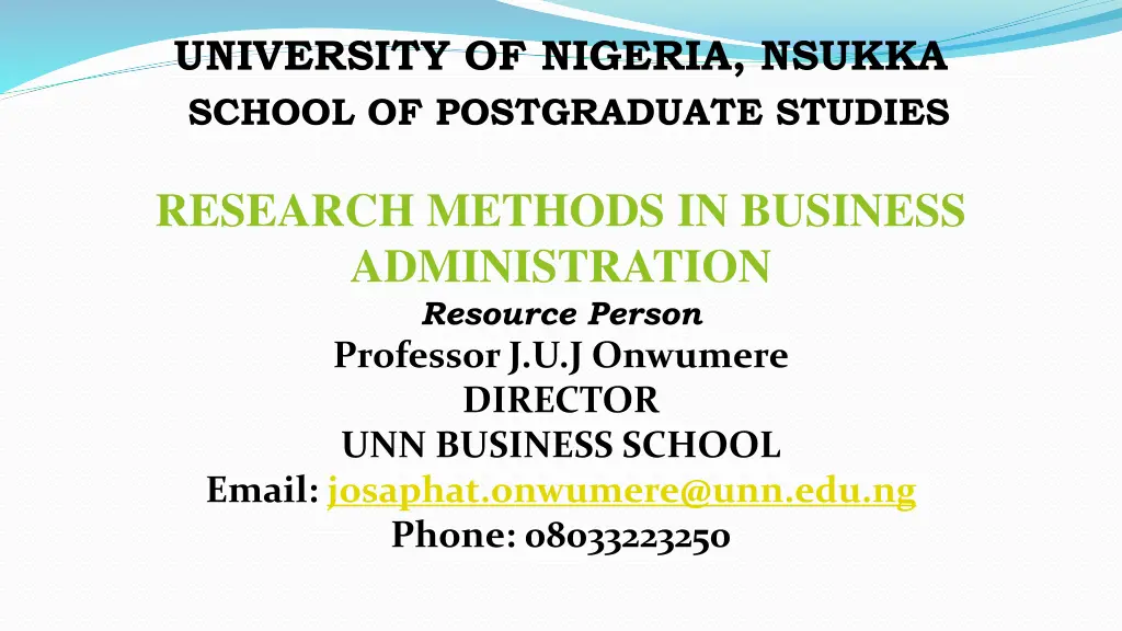 university of nigeria nsukka school