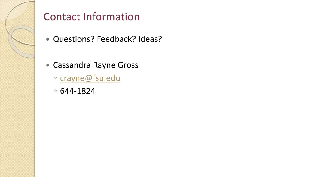 contact information 2