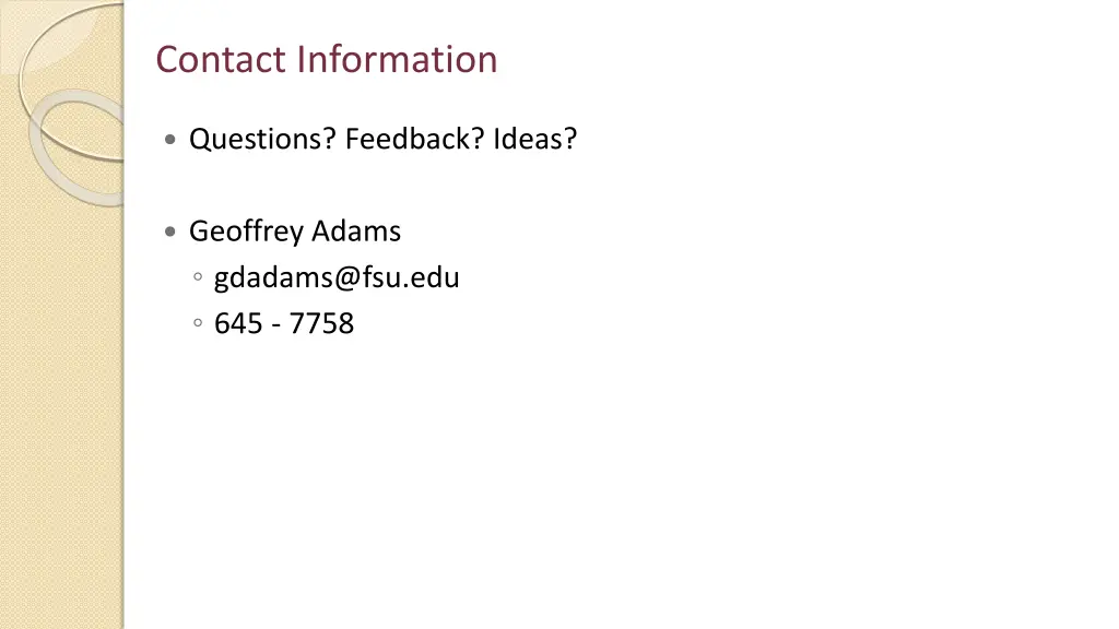 contact information 3