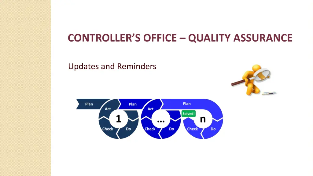controller s office quality assurance