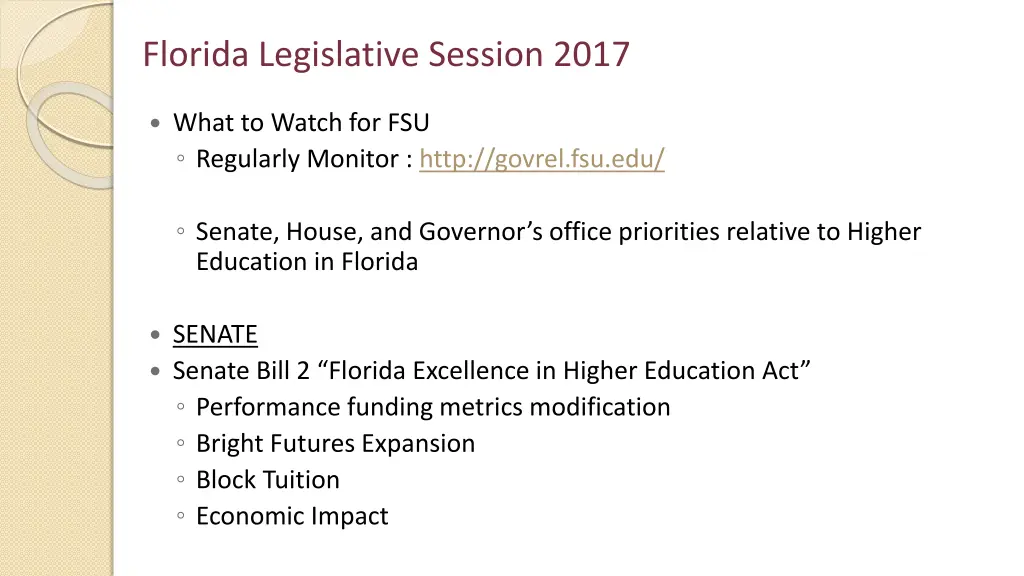 florida legislative session 2017 2