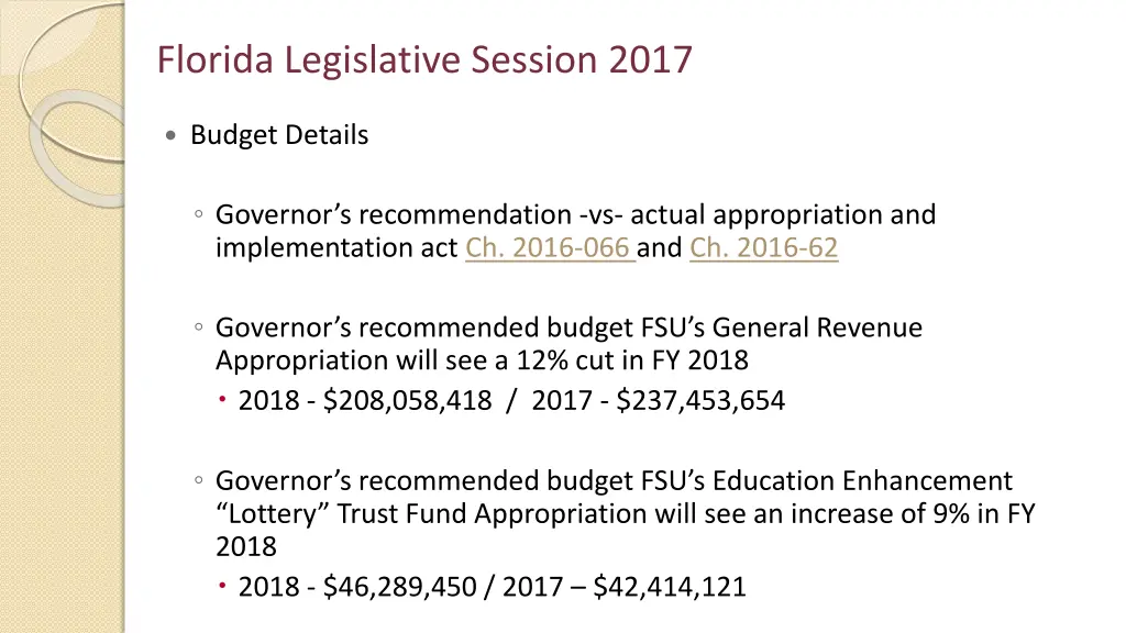 florida legislative session 2017