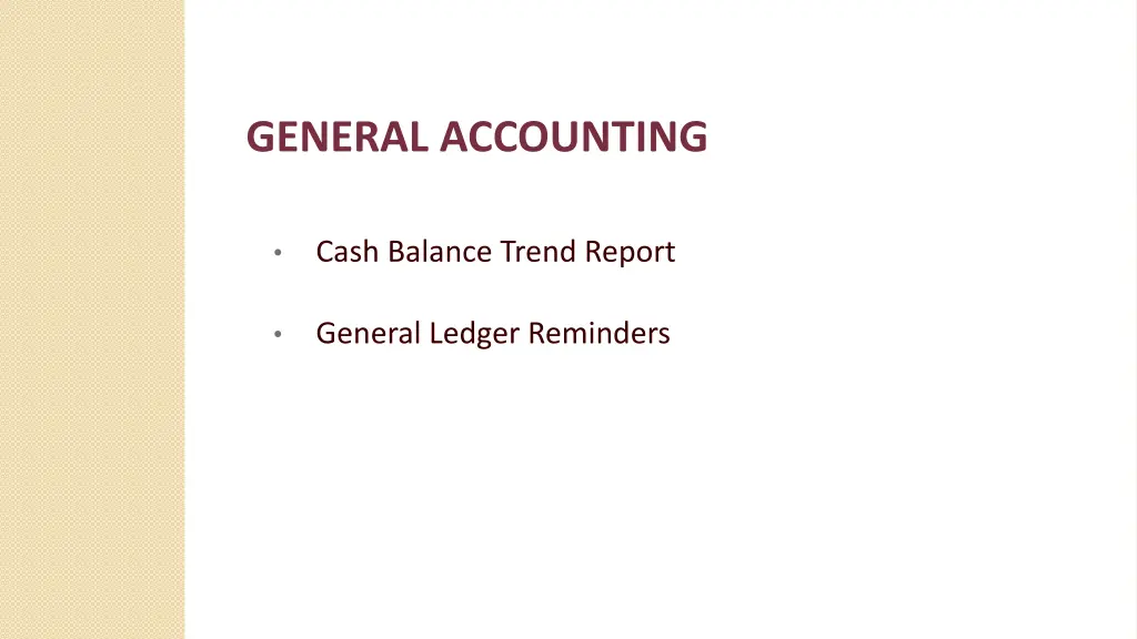 general accounting