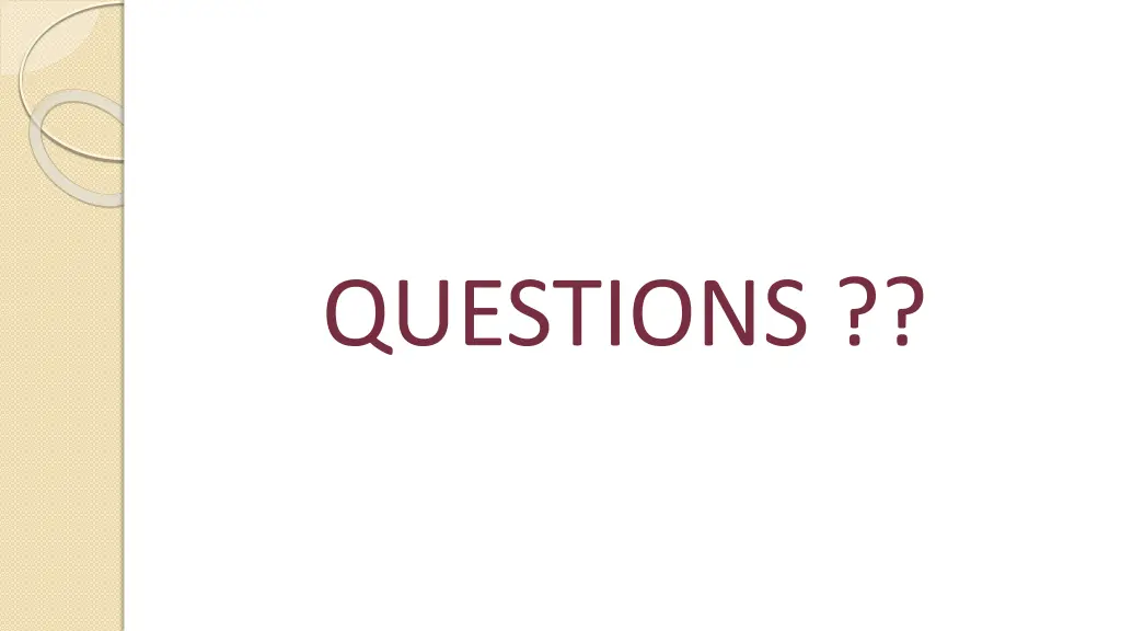 questions