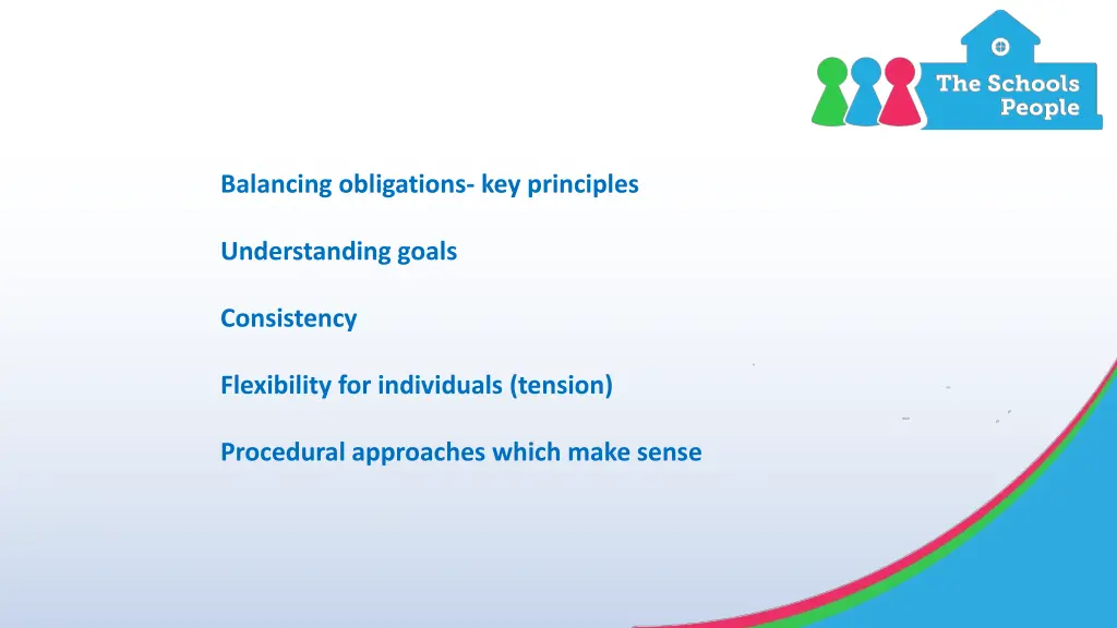 balancing obligations key principles