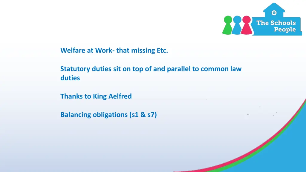 welfare at work that missing etc