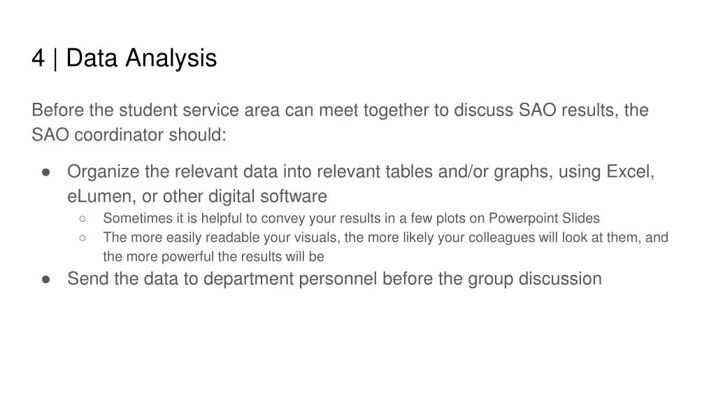 4 data analysis