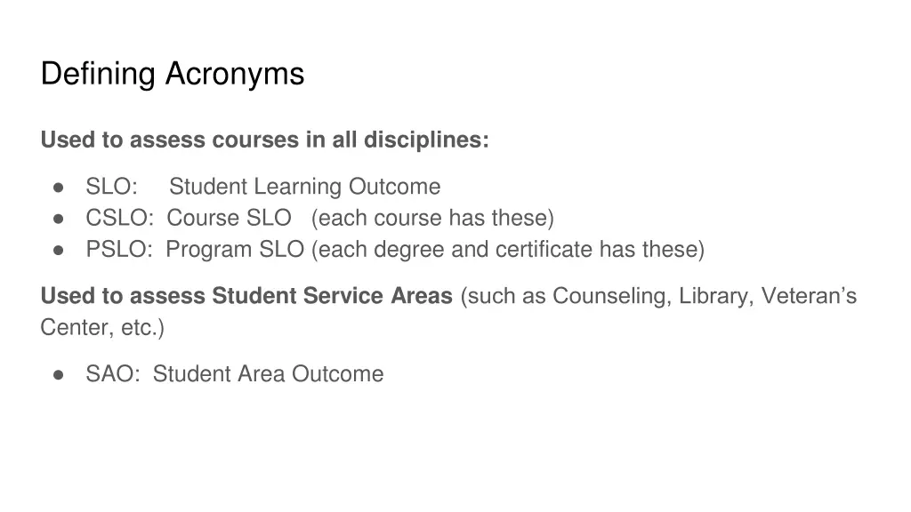 defining acronyms
