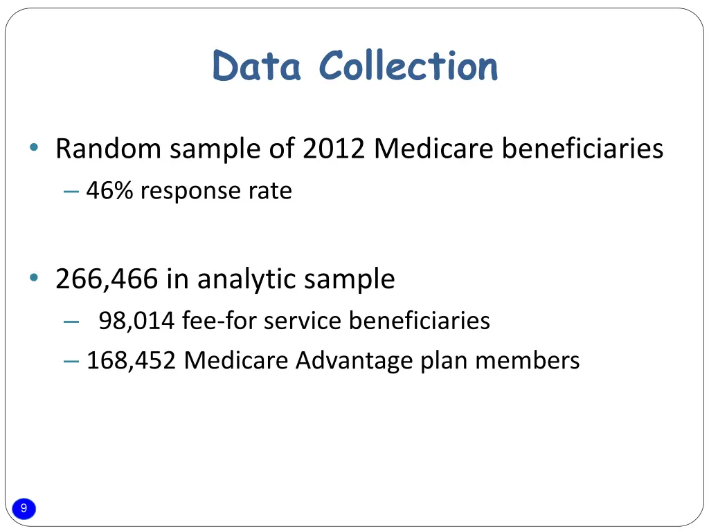 data collection
