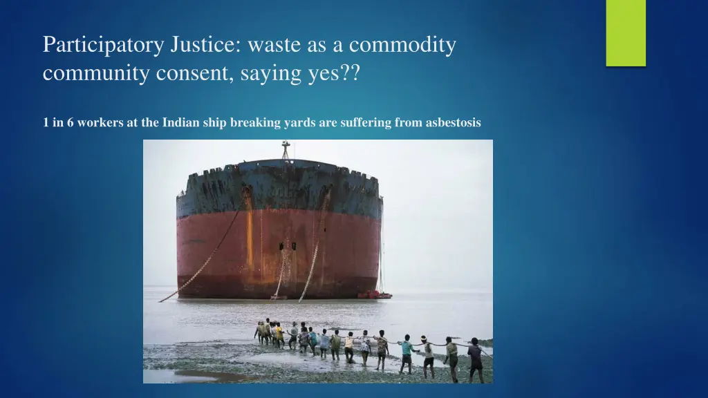 participatory justice waste as a commodity