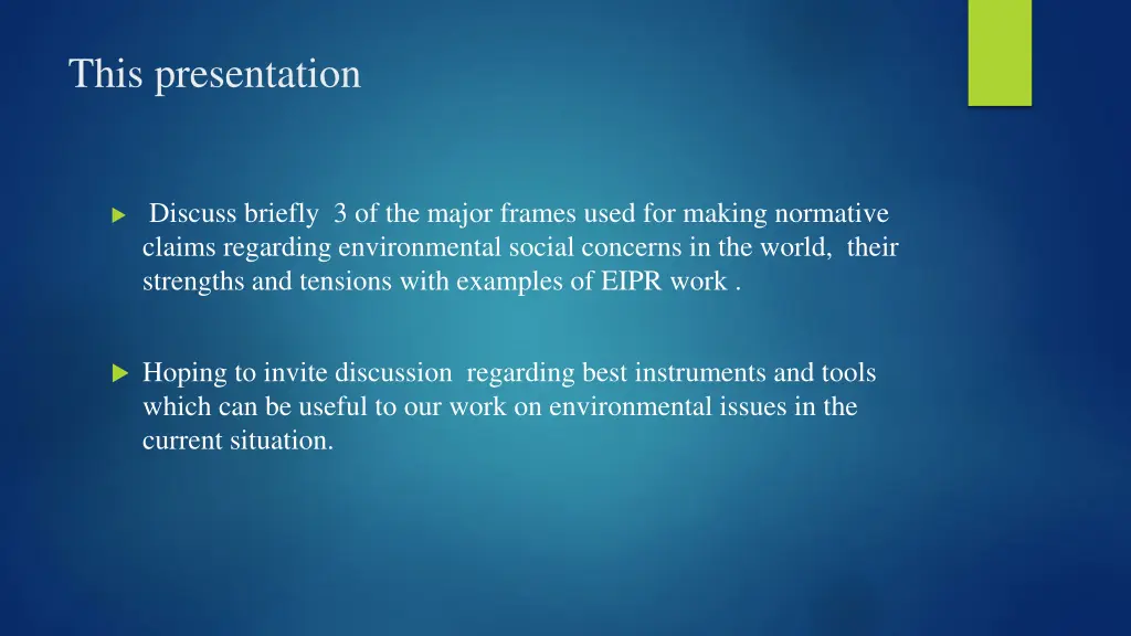 this presentation