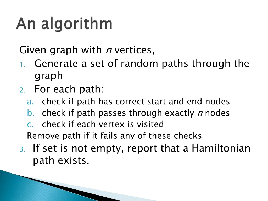 given graph with n vertices 1 generate