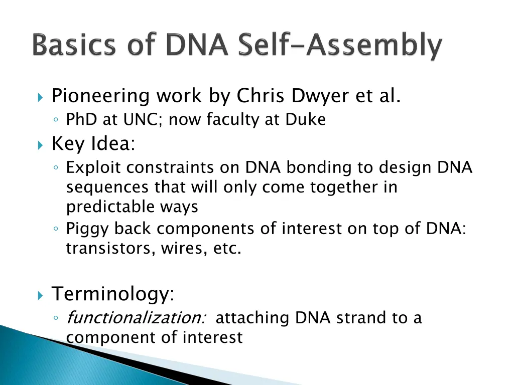 pioneering work by chris dwyer