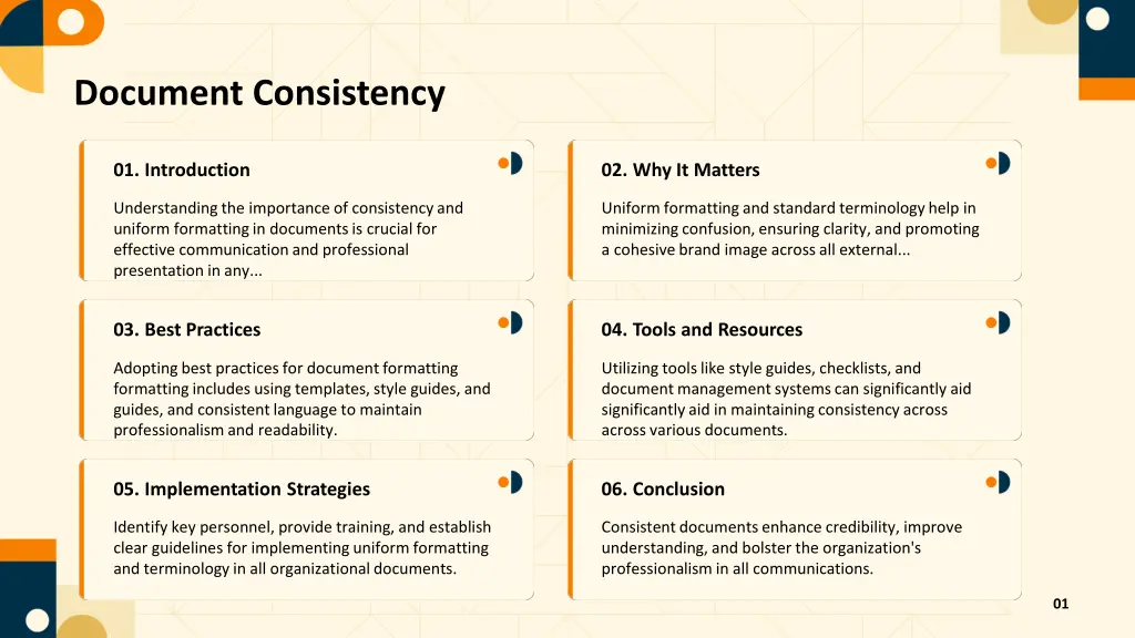 document consistency