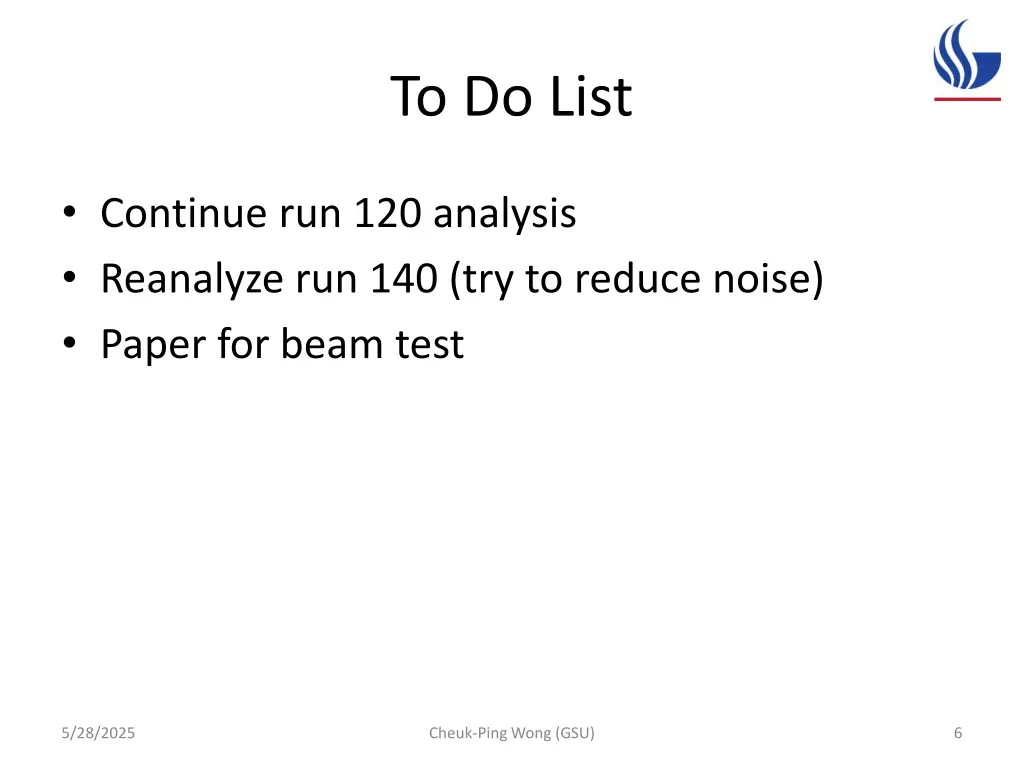 to do list