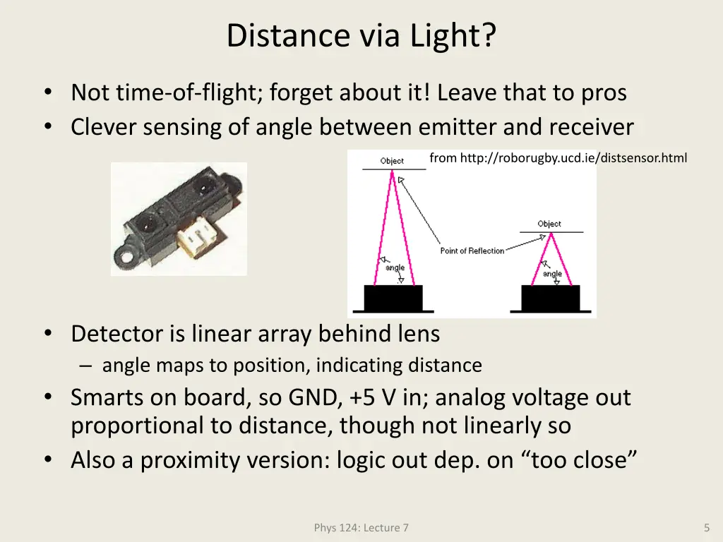 distance via light