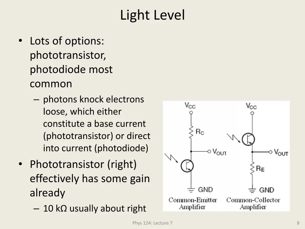 light level