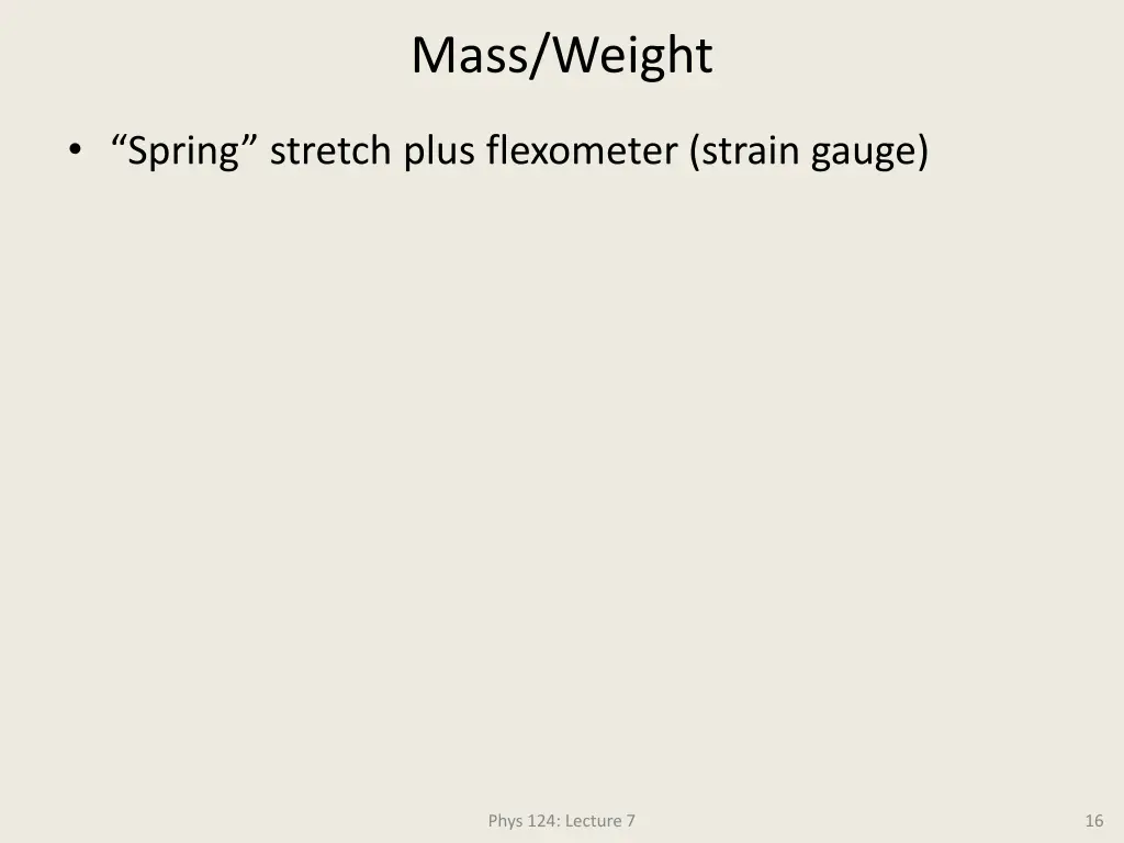 mass weight