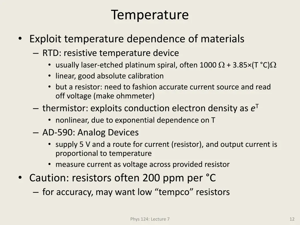 temperature
