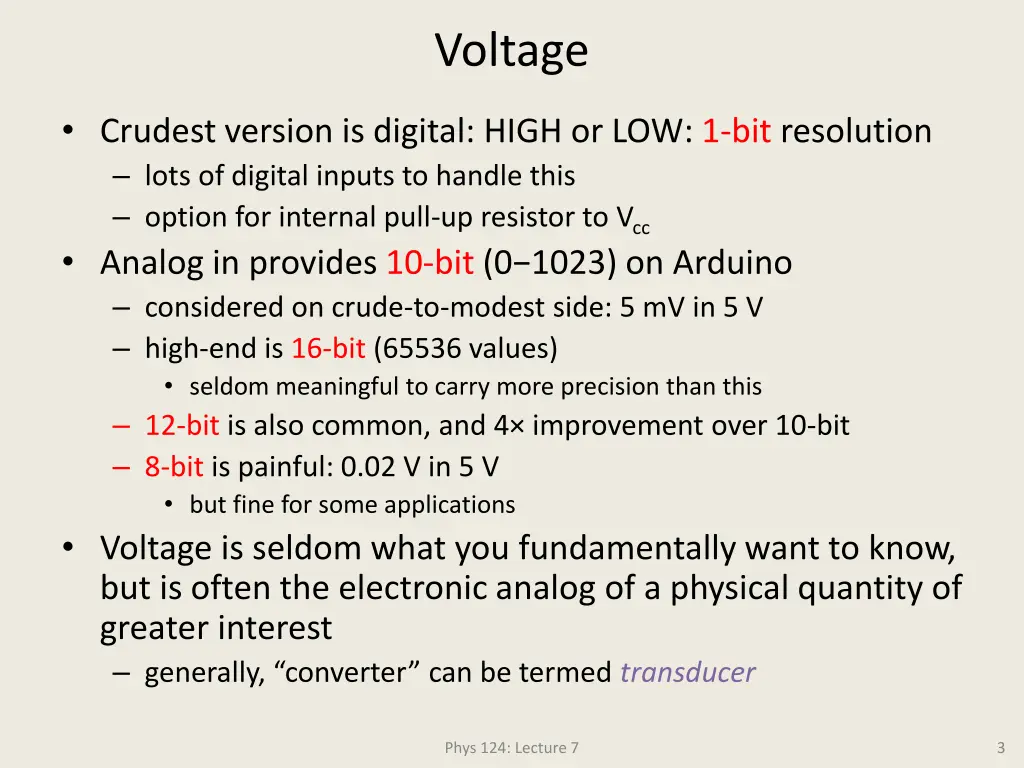 voltage