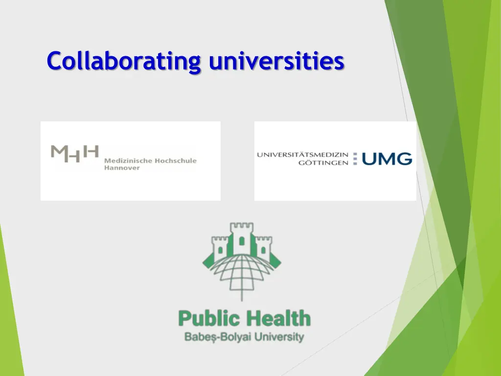 collaborating universities