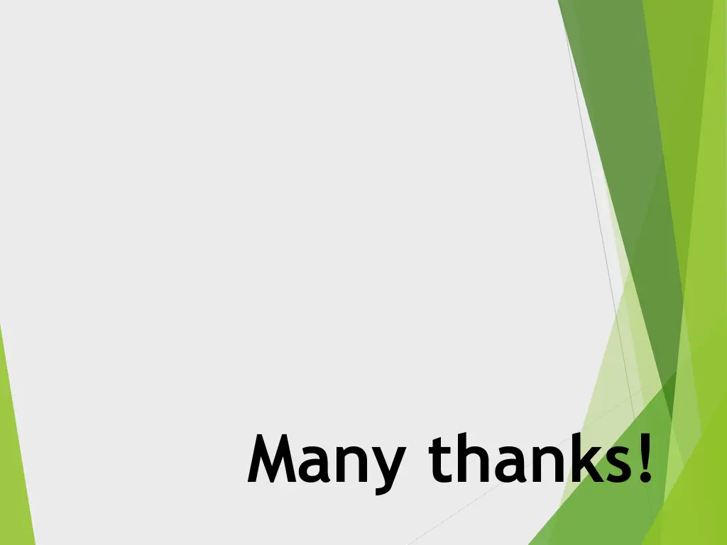many thanks