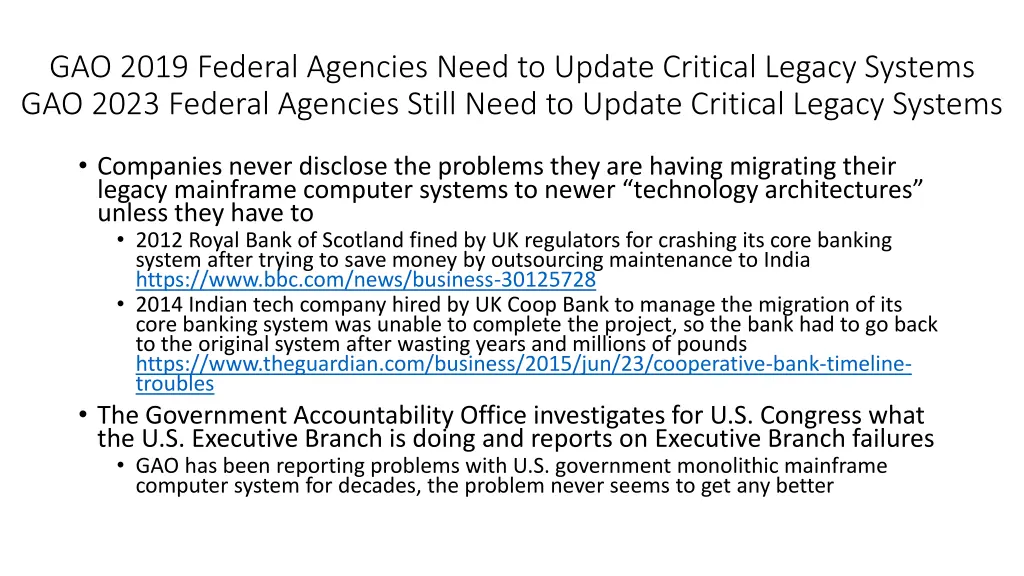 gao 2019 federal agencies need to update critical